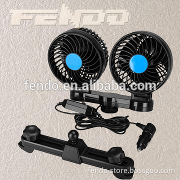 chair back 12v 24v vehicle fan universal double head car cooling fan